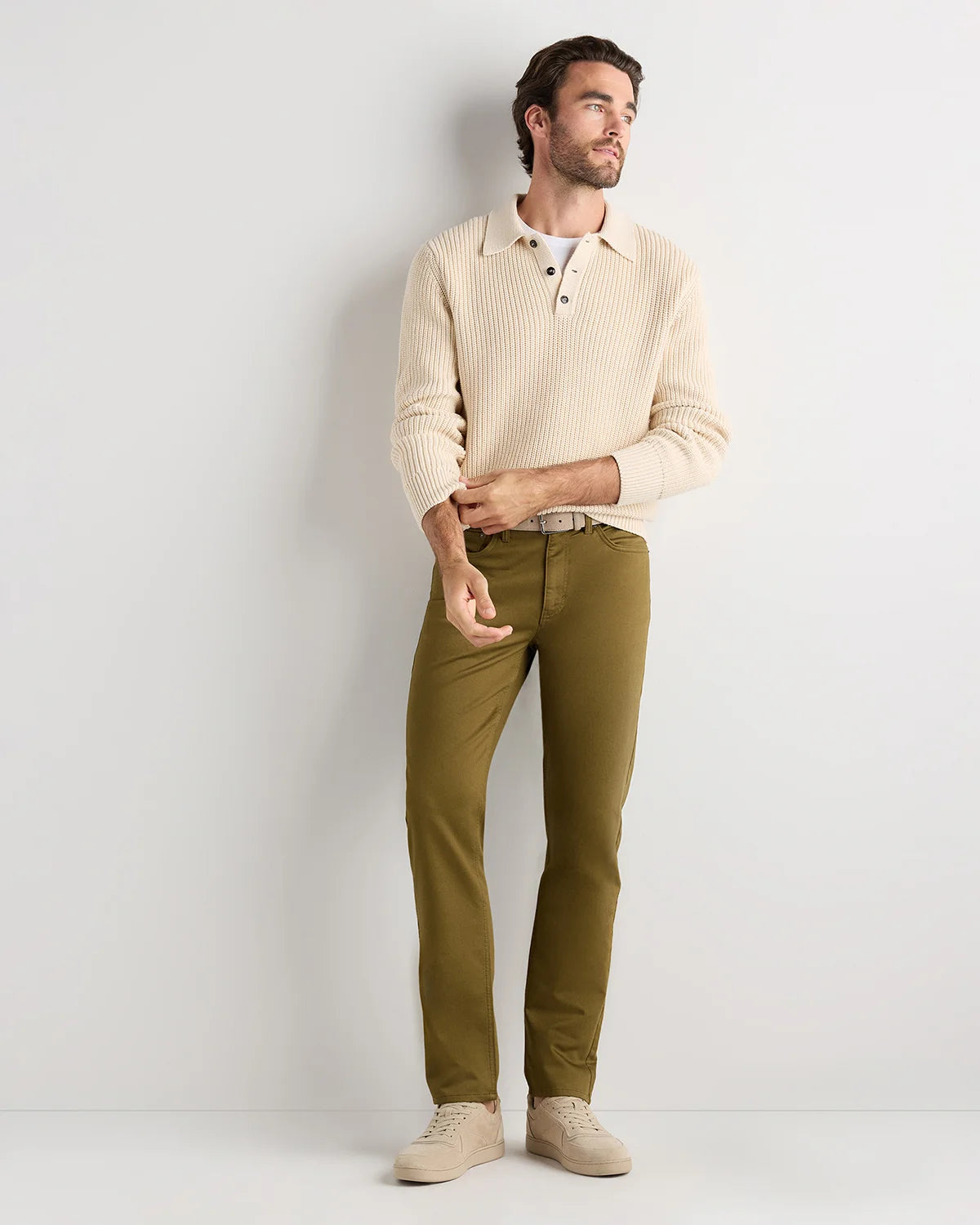 Comfort Stretch Traveler 5-Pocket Pants - Straight - 28X30 / Military Olive Secondary image