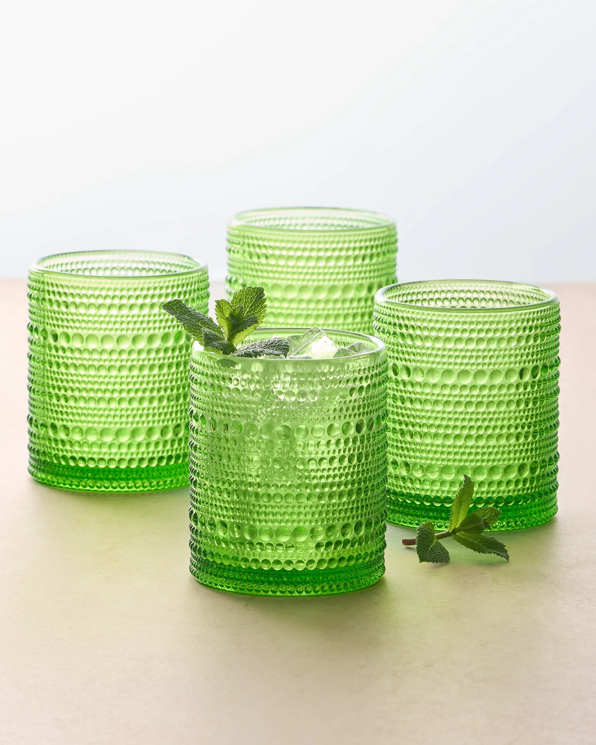 Jupiter Short Glass Tumbler (Set of 6) - One Size / Fern Green Main image
