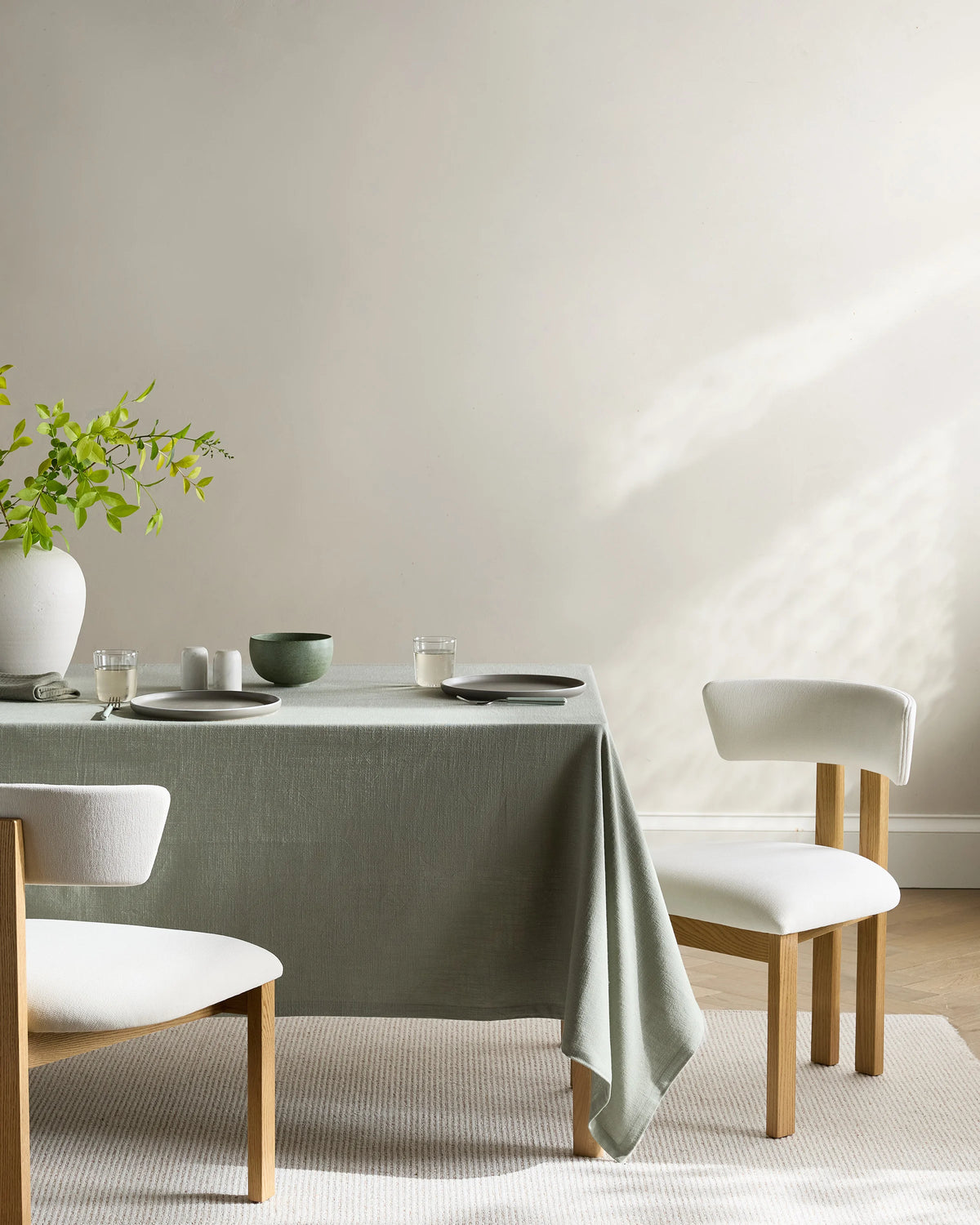 Organic Cotton Tablecloth - One Size / Dried Sage Main image