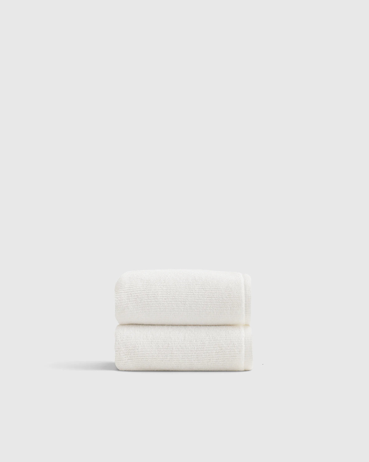 Turkish Ribbed Quick Dry Hand Towel (Set of 2) - One Size / Mineral
