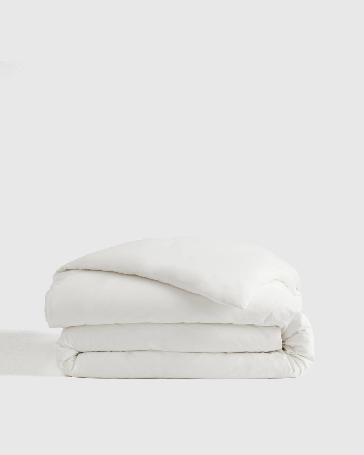 Organic Brushed Cotton Duvet Cover - Twin / Toffee