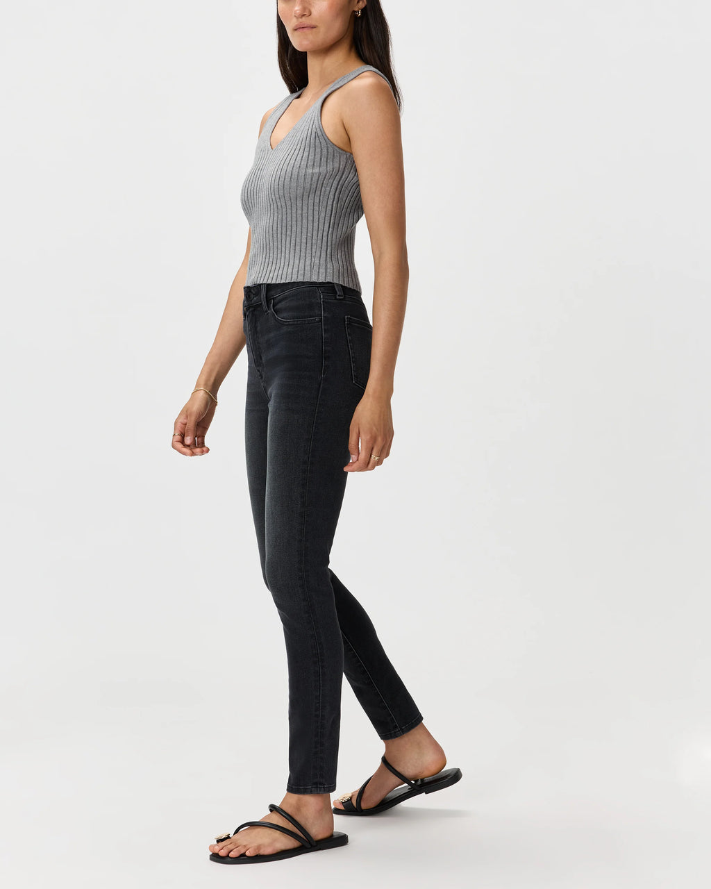 Bella Stretch Skinny Jeans - 24 / Black