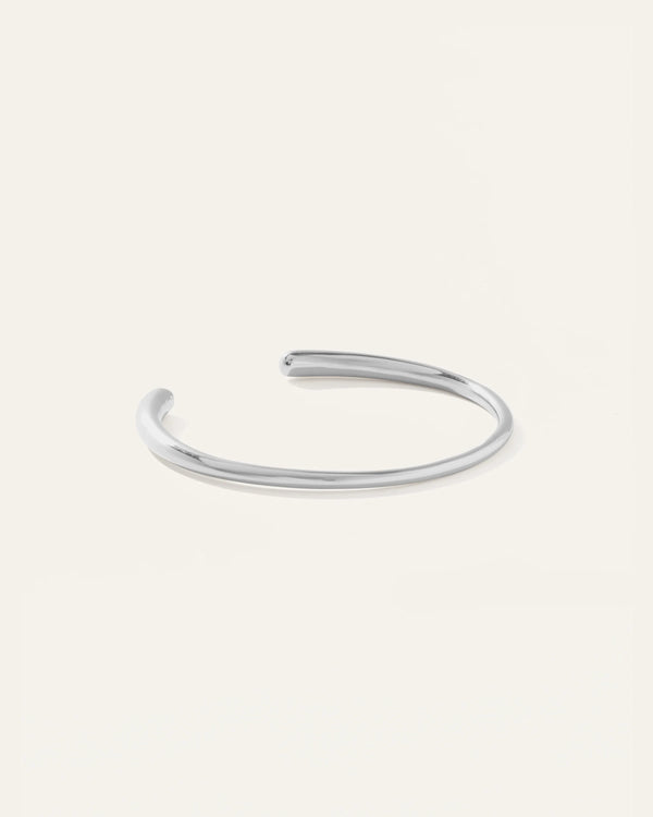 Open Contour Cuff Bracelet - One Size / Gold Vermeil