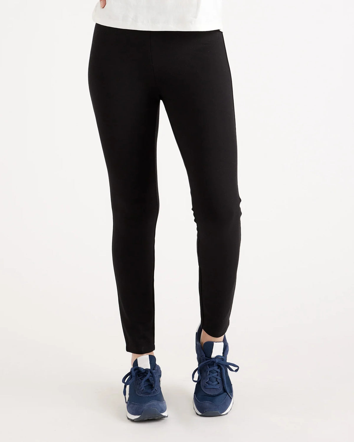 Ultra-Stretch Ponte Skinny Pants - XS / Black Main image