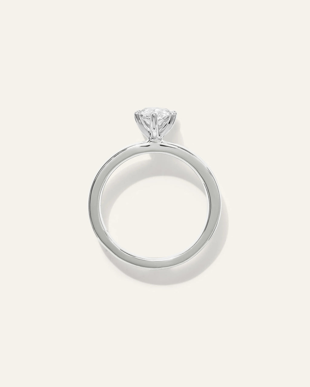 Lab Grown Diamond Marquise Comfort Fit Engagement Ring - 1.5ct - 4 / Yellow Gold
