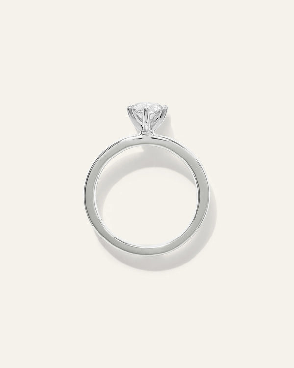 Lab Grown Diamond Marquise Comfort Fit Engagement Ring - 1.5ct - 4 / Yellow Gold