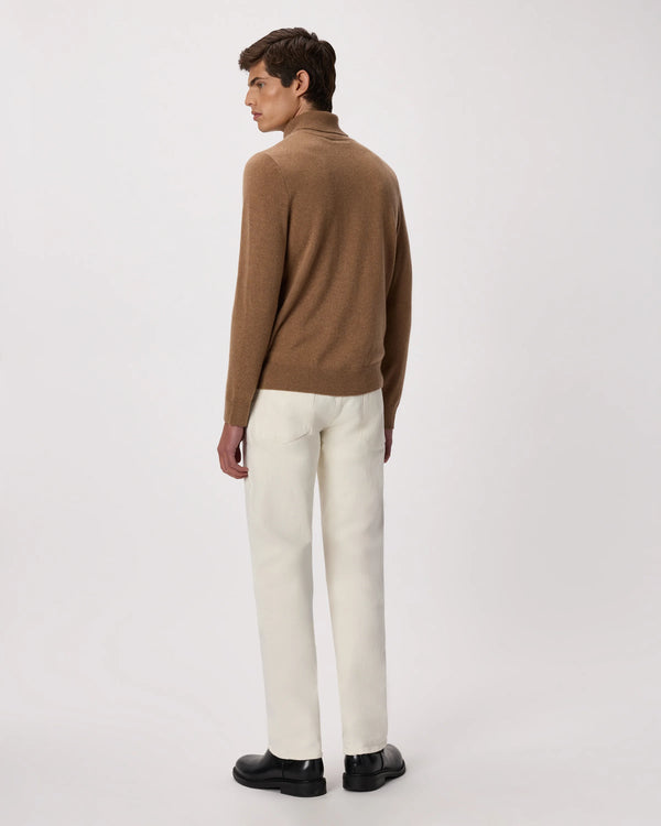 Mongolian Cashmere Turtleneck Sweater - S / Black