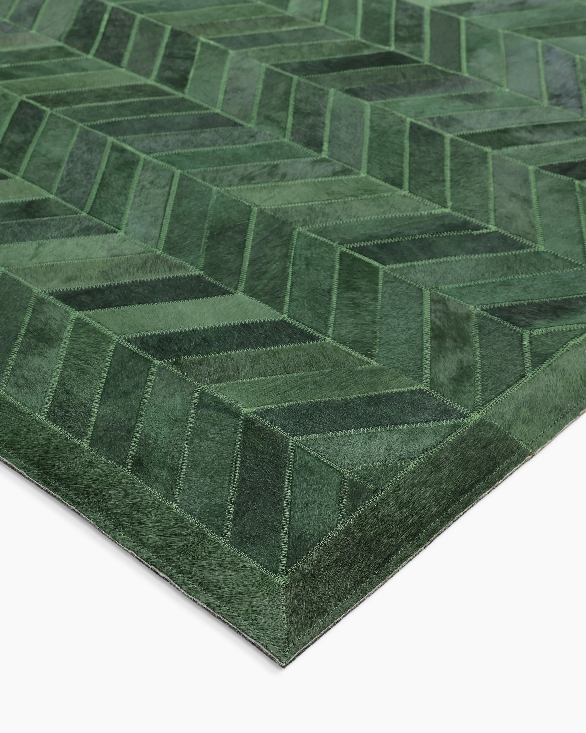 Jones Hide Rug - 5' x 8' / Green Secondary image