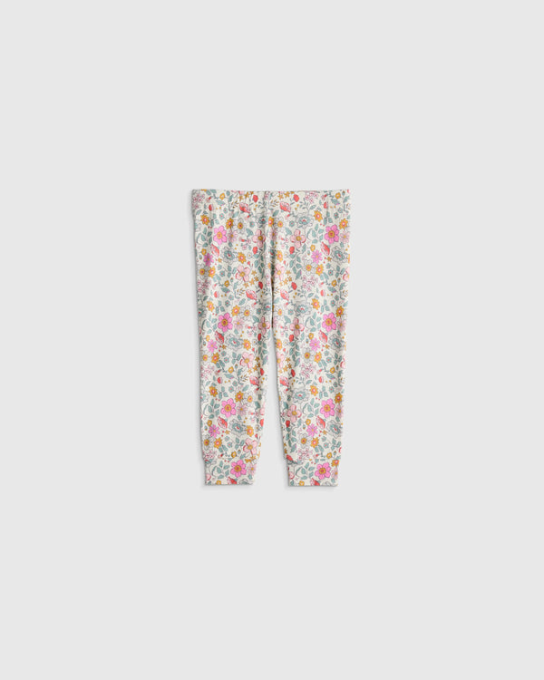 Bamboo Long Sleeve and Pant Pajama Set - 12-18M / Wildflower Dreams