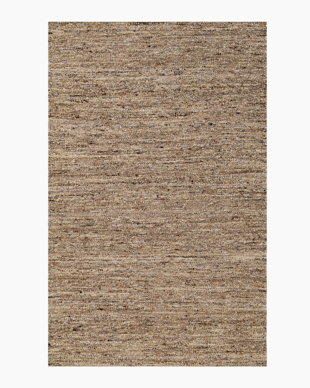 Liam Handwoven Wool Boucle Rug - 5' x 8' / Brown