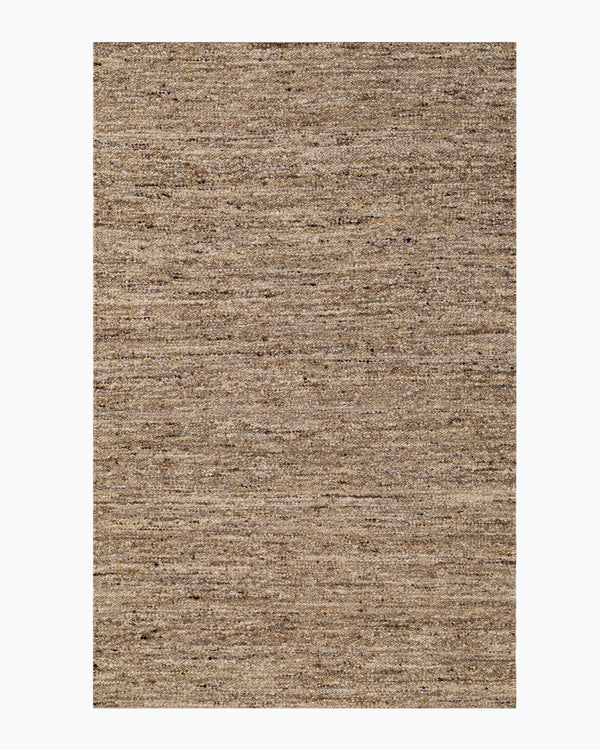 Liam Handwoven Wool Boucle Rug - 5' x 8' / Brown
