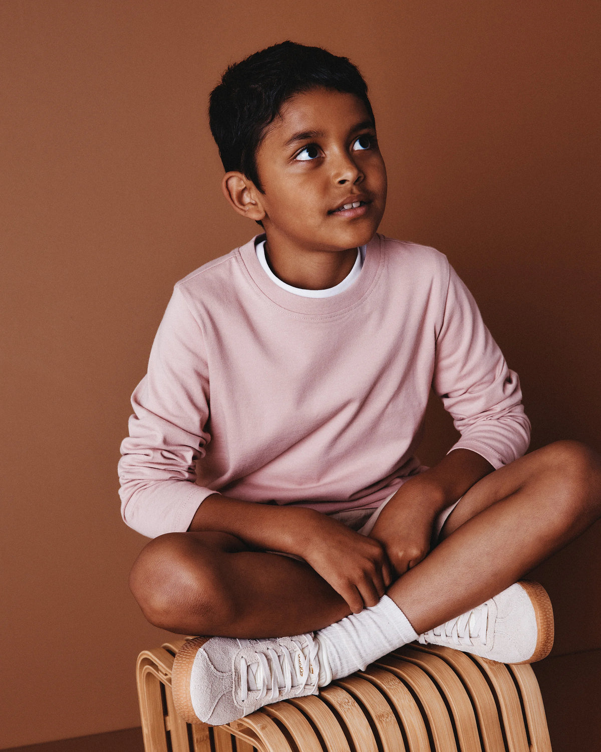 100% Organic Cotton Jersey Long Sleeve Tee - 6 / Dino Sketch