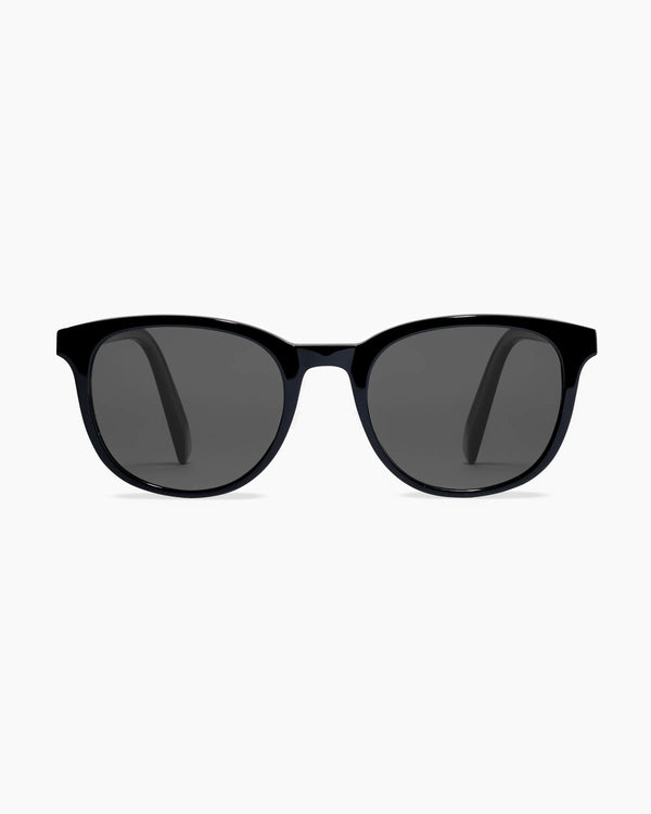 Charlie Polarized Acetate Sunglasses - Standard / Clear with Grey lens