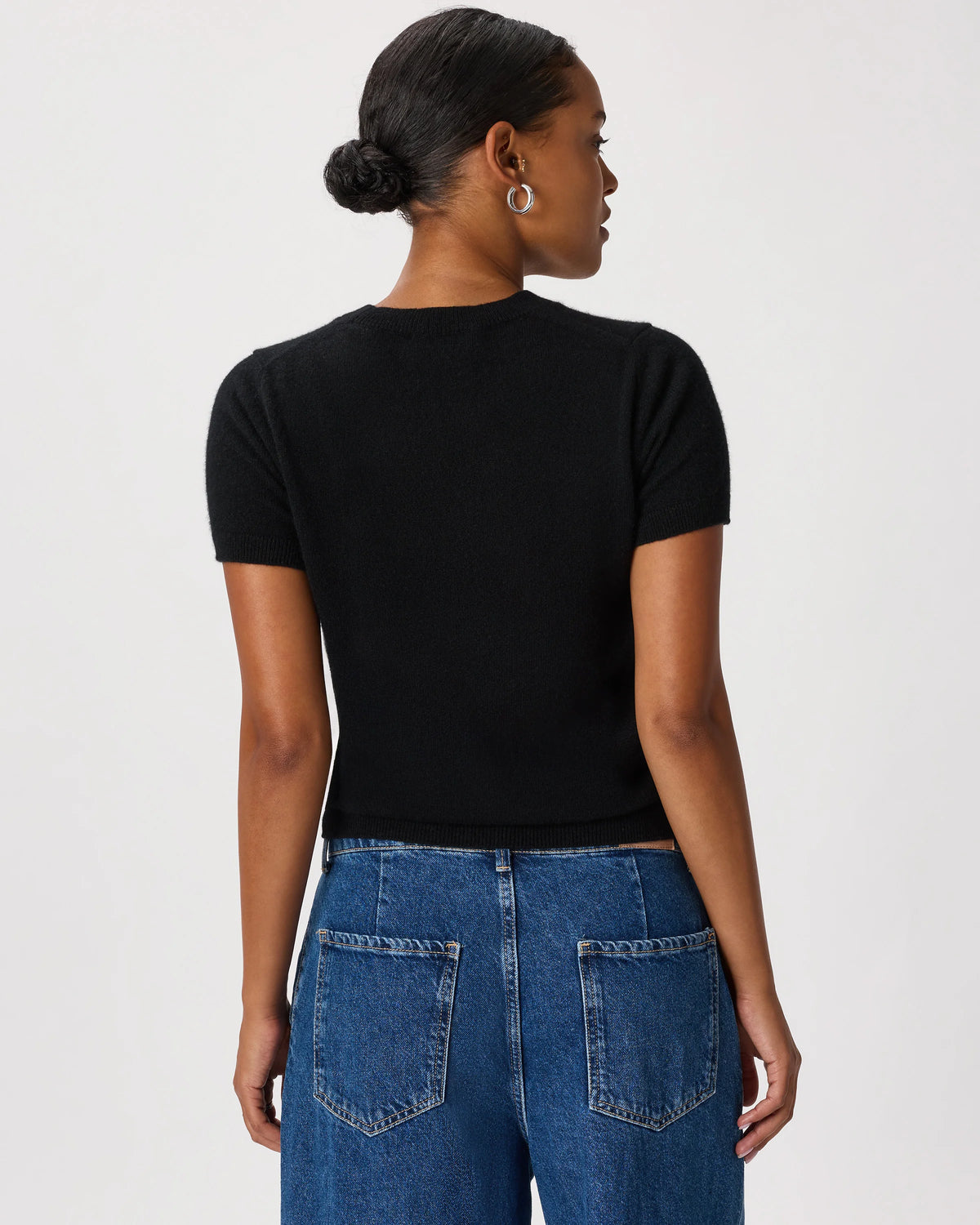 Mongolian Cashmere Tee - XS / Pale Custard Yellow