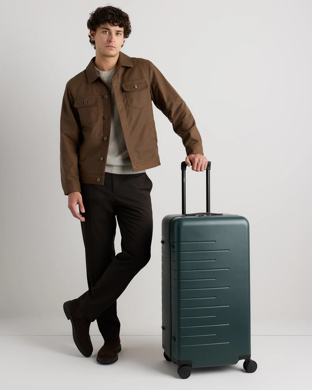 Trunk Check-In Suitcase - One Size / Black