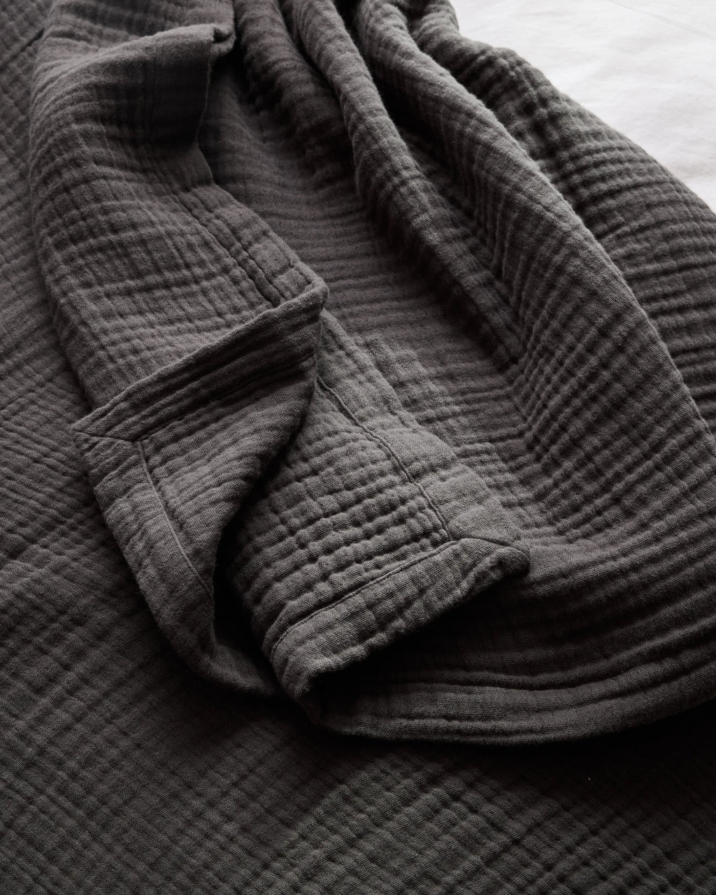 Organic Cotton Gauze Blanket - Full/Queen / Dried Sage