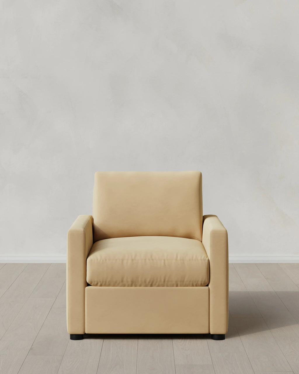 Brennan Accent Chair in Performance Velvet - One Size / Pine