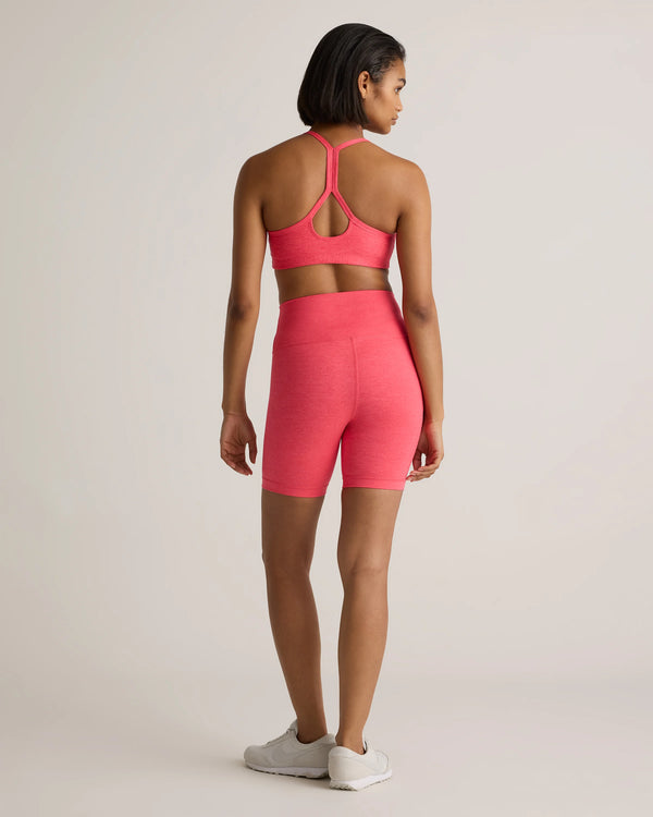 Ultra-Soft Scoop Neck Racerback Bra - XS / Heather Coral