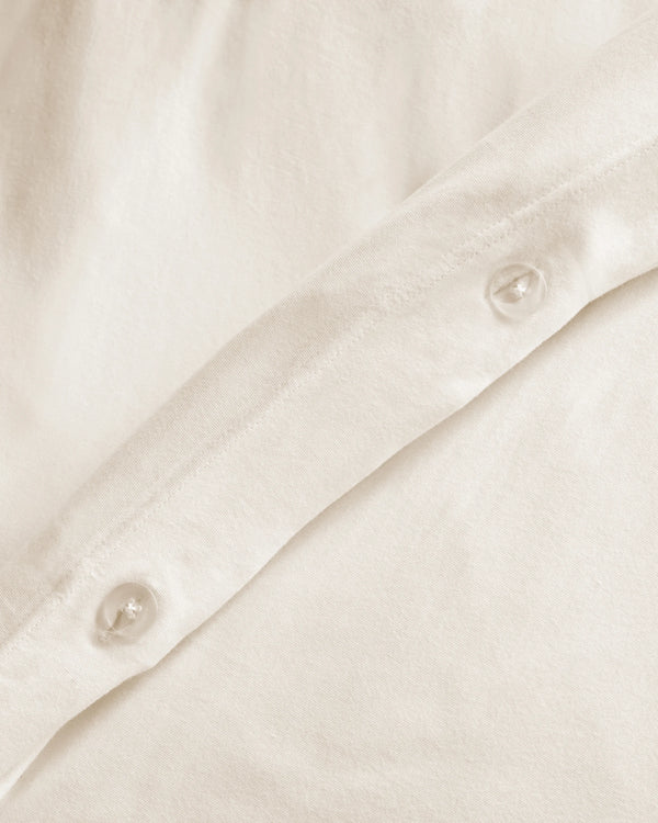Organic Jersey Duvet Cover Set - Twin / Light Blue