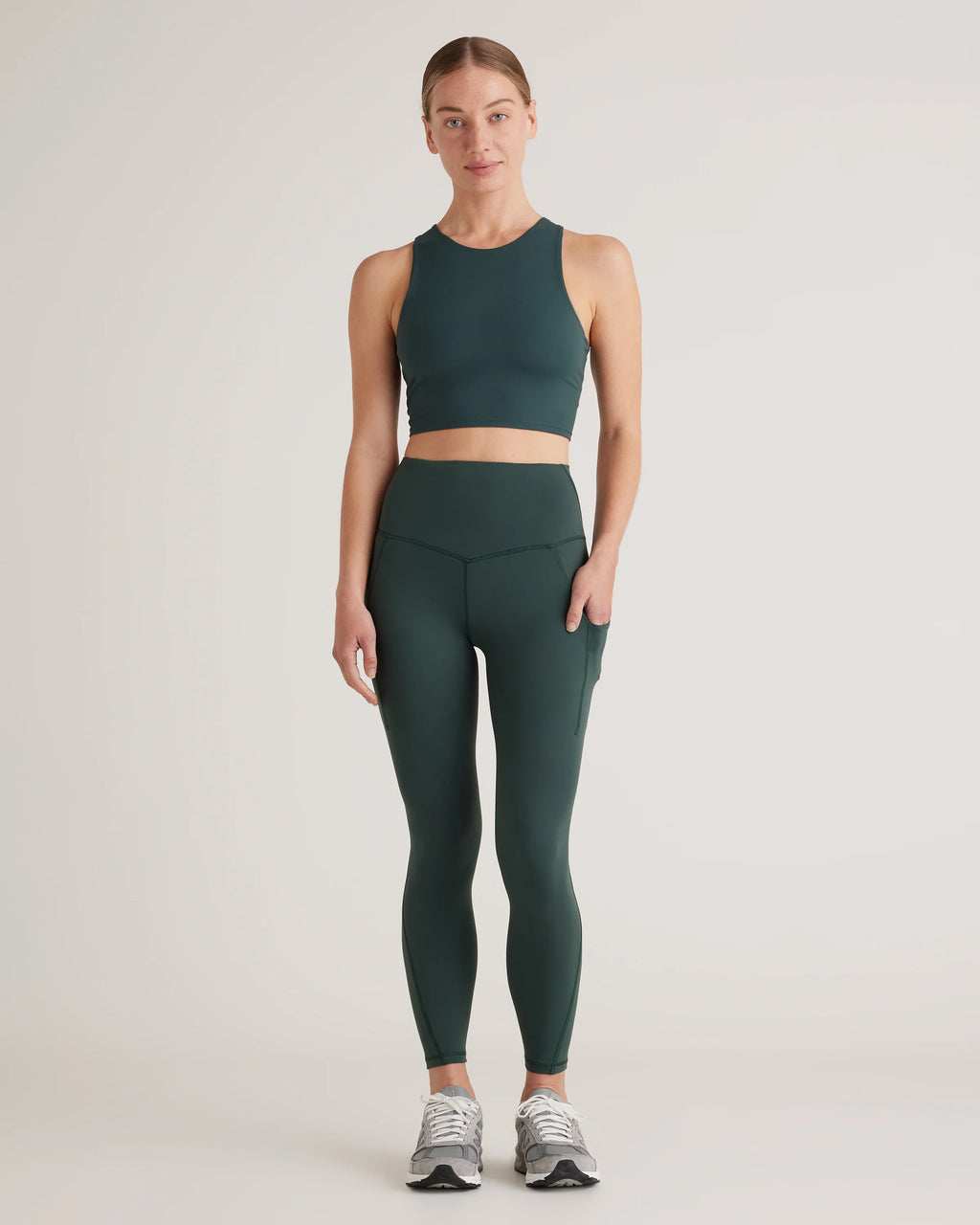 Ultra-Form High-Neck Cropped Tank - XS / Black Camo