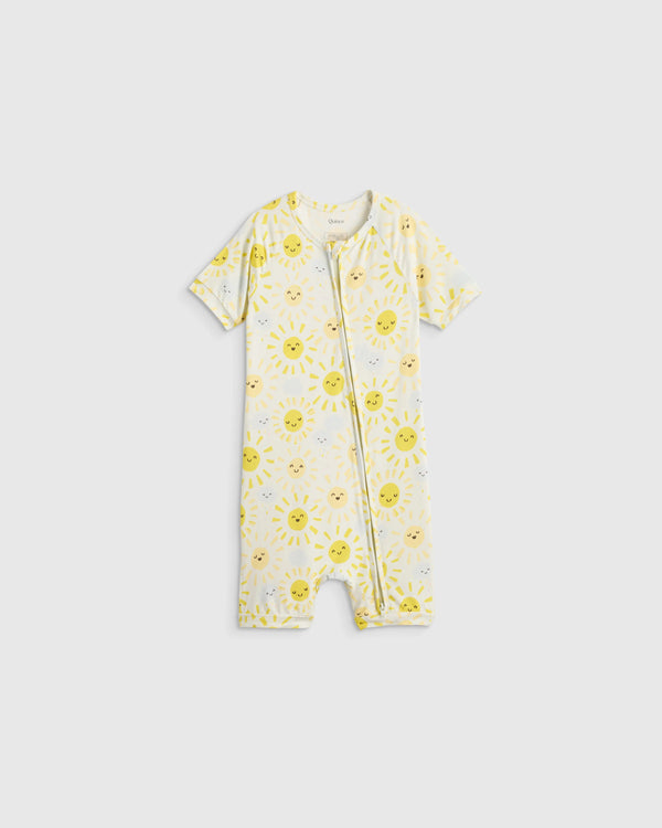 Bamboo Shortie Onesie Pajama - 2T / Sunshine