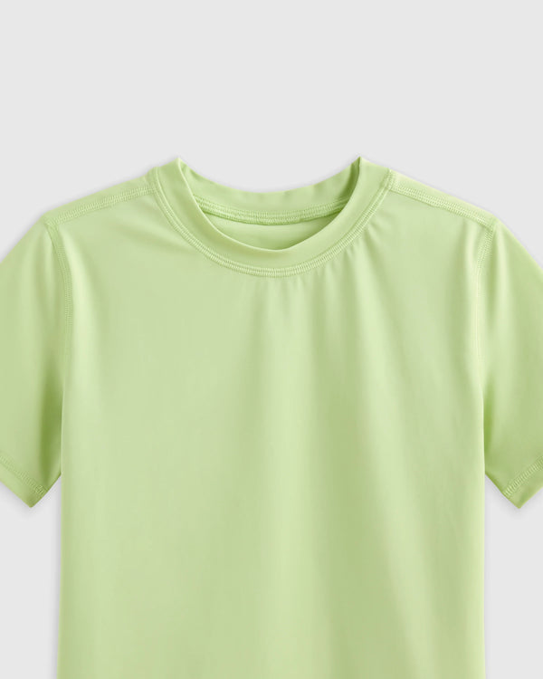 Short Sleeve Rash Guard Top - 6 / Coral Orange
