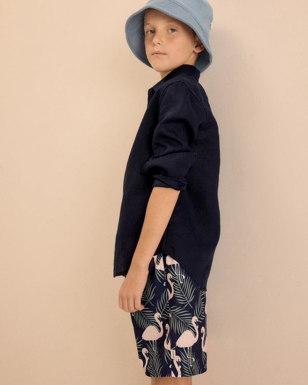 Swim Trunk - 6 / Wavy Fish