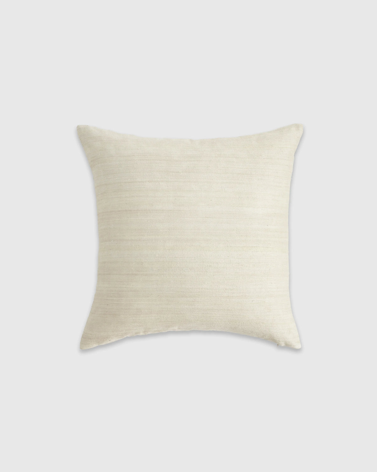 Raw Silk Pillow Cover - 20x20 / Ivory Main image
