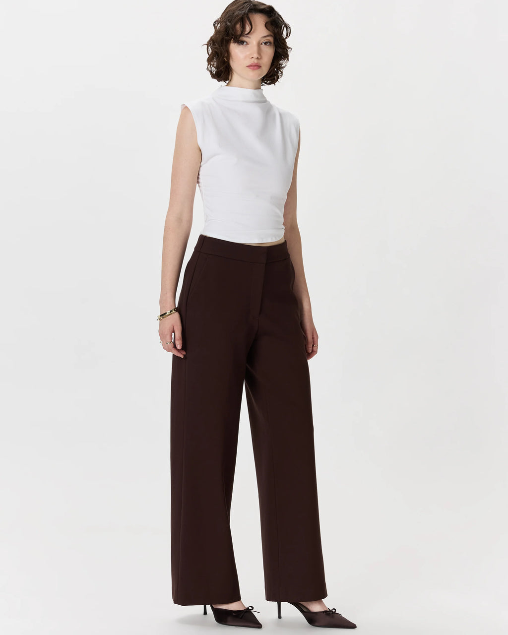 Ultra-Stretch Ponte Trouser - 0 / Navy