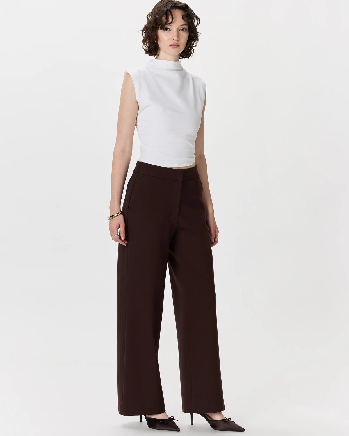 Ultra-Stretch Ponte Trouser - 0 / Navy