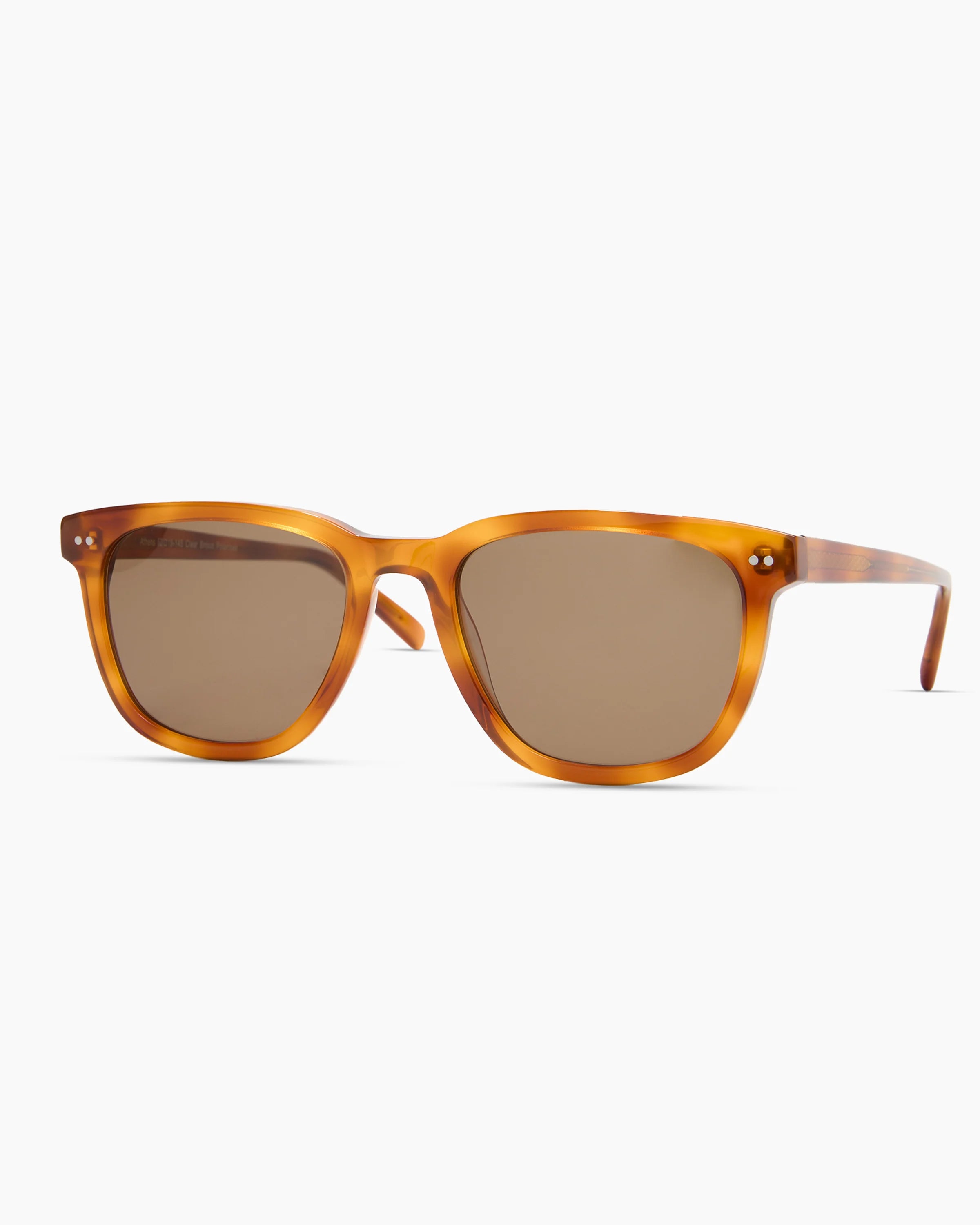 Athens Polarized Acetate Sunglasses - One Size / Clear Brown with Brown lens Secondary image