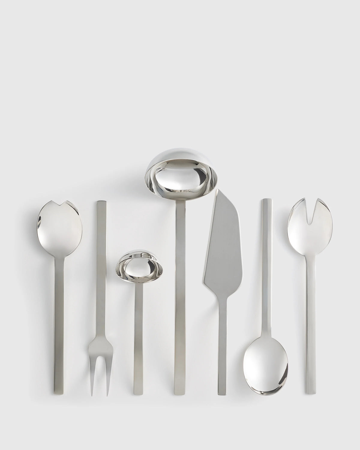 Stile 7-Pc Serving Utensil Set by Mepra - One Size / Polished Stainless Steel Main image
