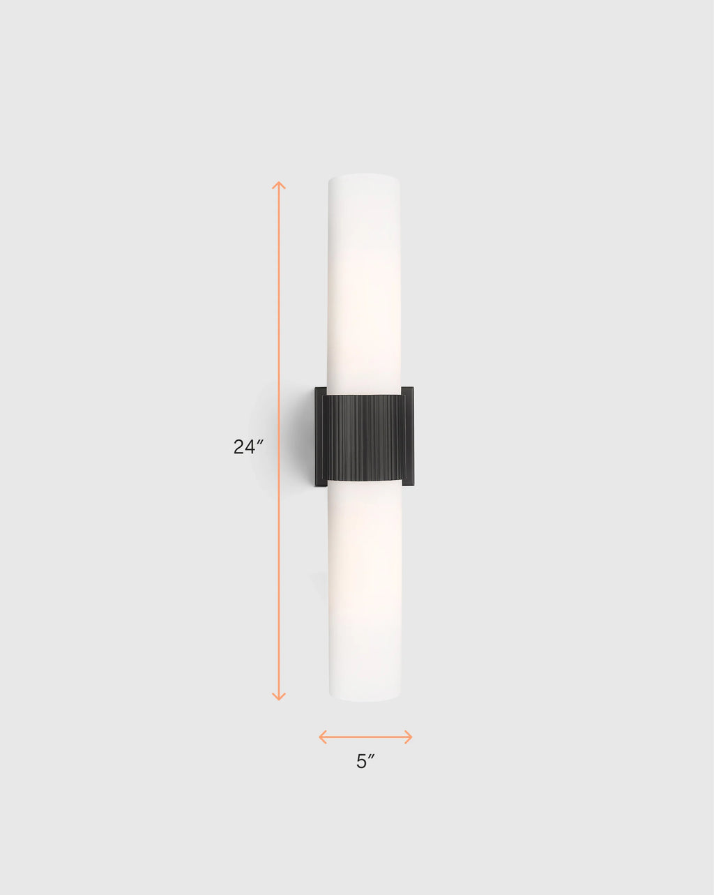 Classic Glass Vanity Sconce - One Size / Brass