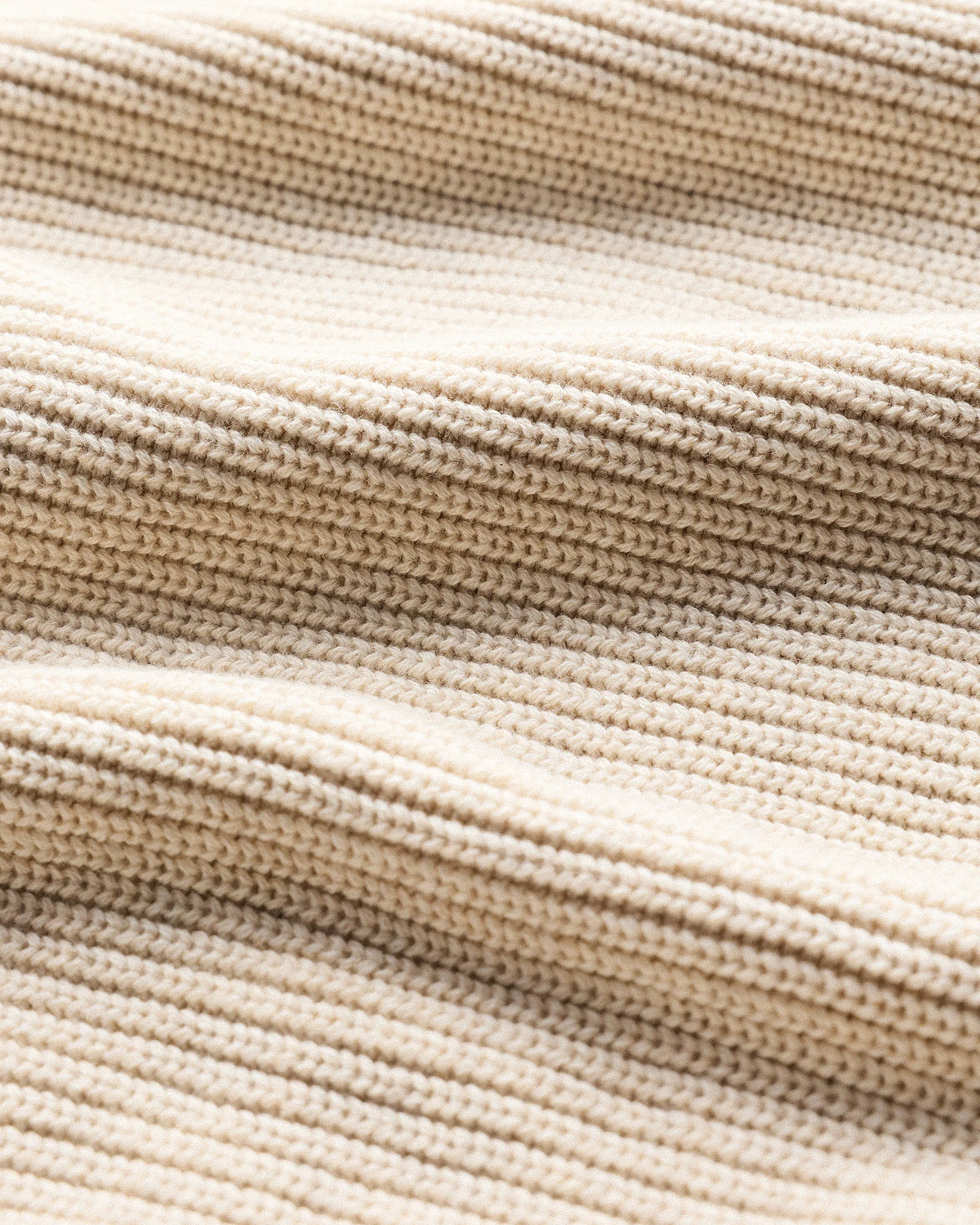 100% Organic Cotton Ribbed Polo Sweater - XS / Mid Heather Grey