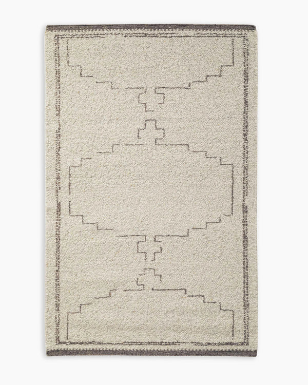 Saira Hand-Loomed Wool Rug - 5' x 8' / Charcoal