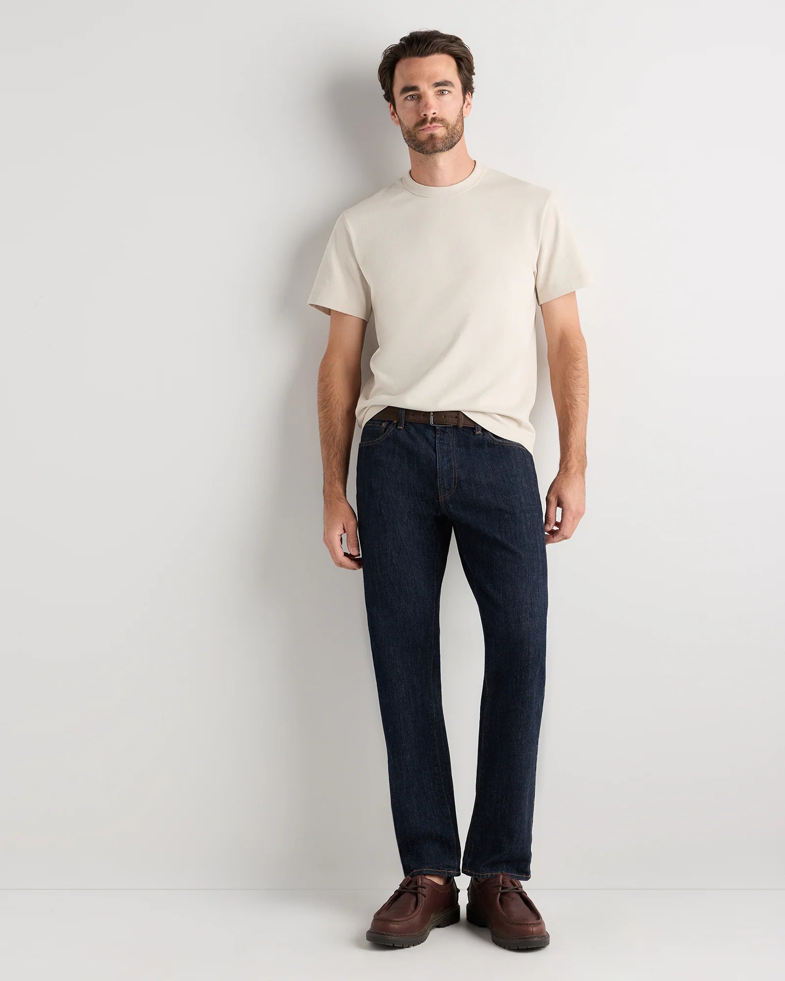 100% Organic Cotton Heavyweight Tee - XS / Natural Secondary image
