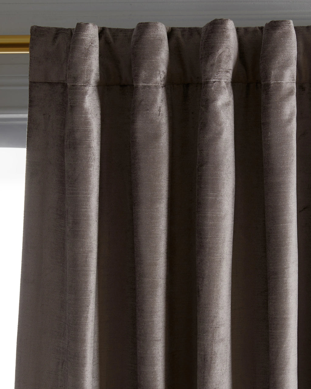 Luster Velvet True Blackout Curtain - Single Panel - 48x84 / Champagne