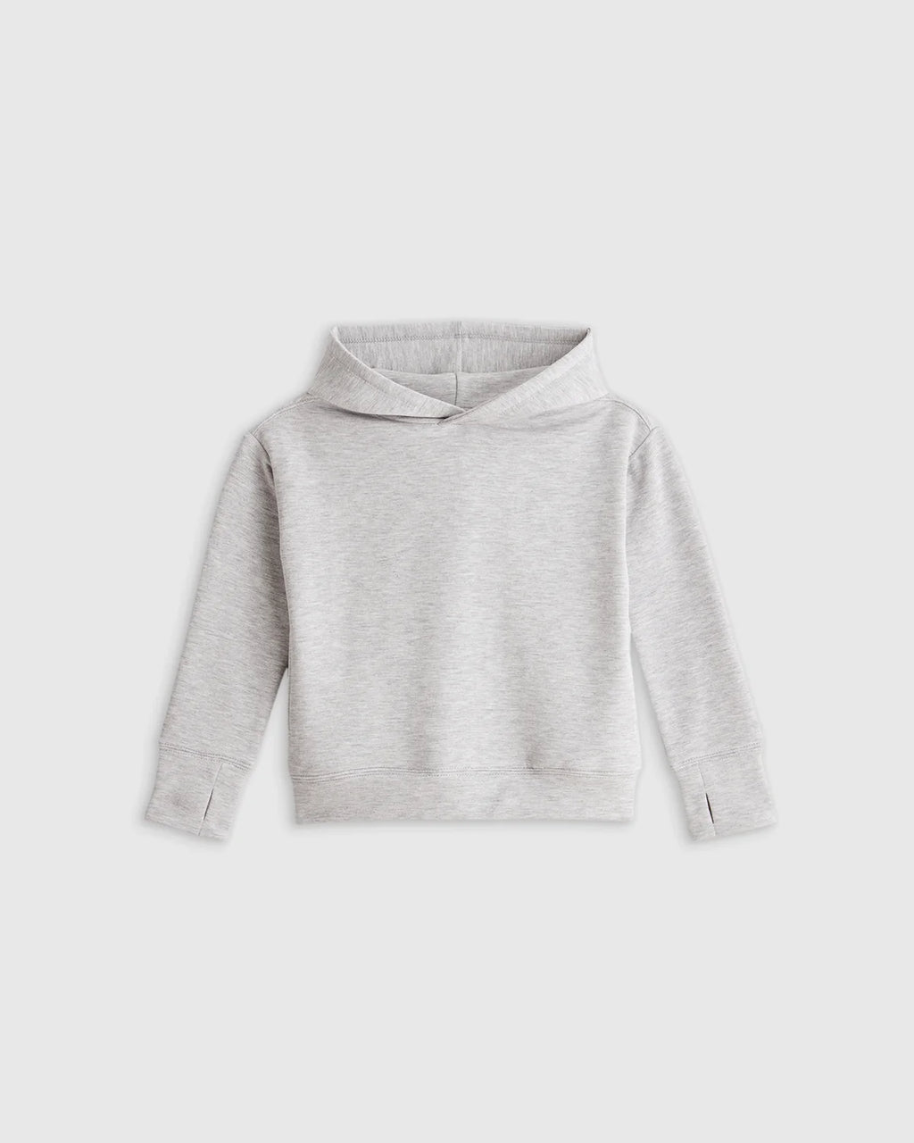Girls SuperSoft Fleece Crop Pullover Hoodie - 2T / Off-White