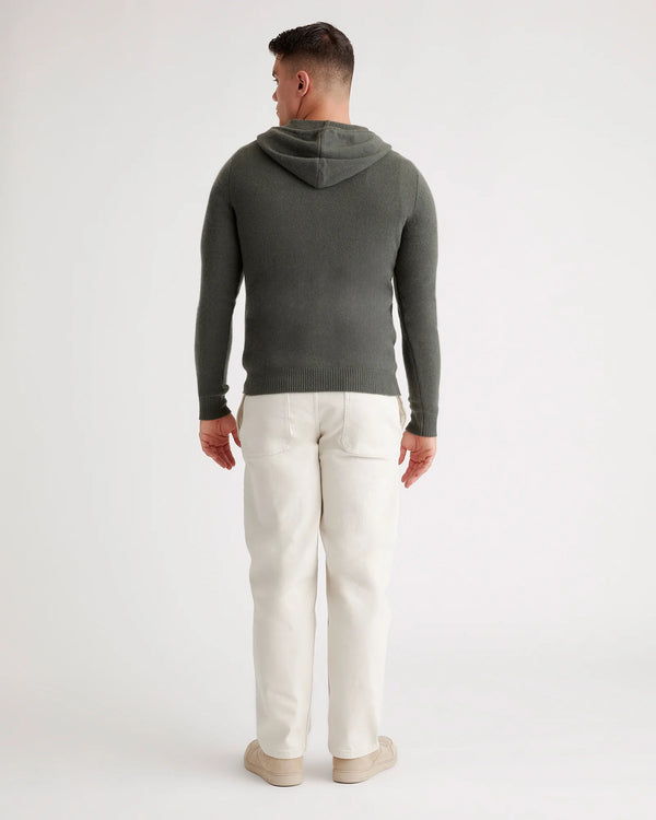 Mongolian Cashmere Full-Zip Hoodie - S / Teak