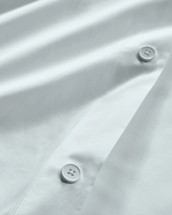 Organic Crisp Percale Deluxe Bedding Bundle - Twin / White