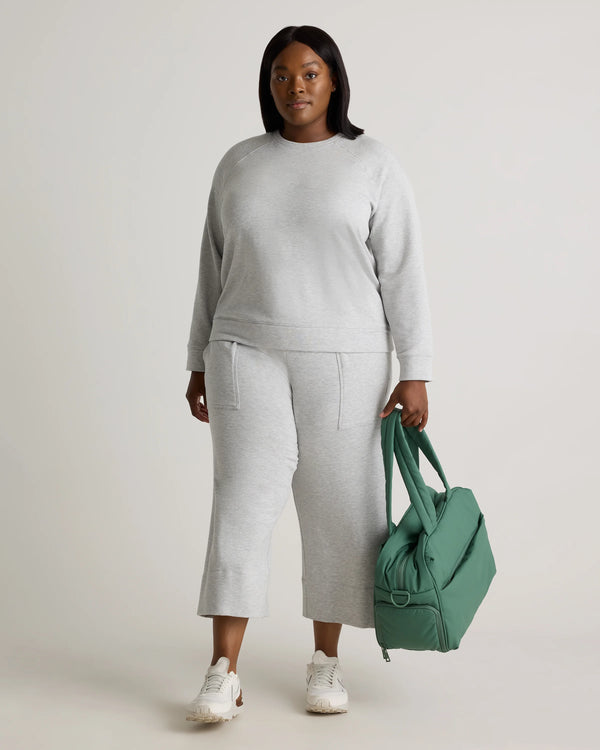 SuperSoft Fleece Crew - 1X / Dried Fig