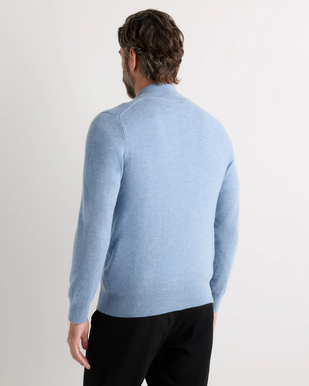 Mongolian Cashmere Full Zip Sweater - S / Teak