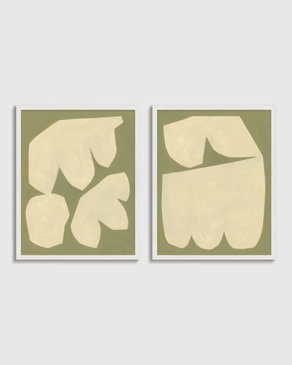 Drift by Michael Kempen (Set of 2) - 17.25"x21.25" / Maple