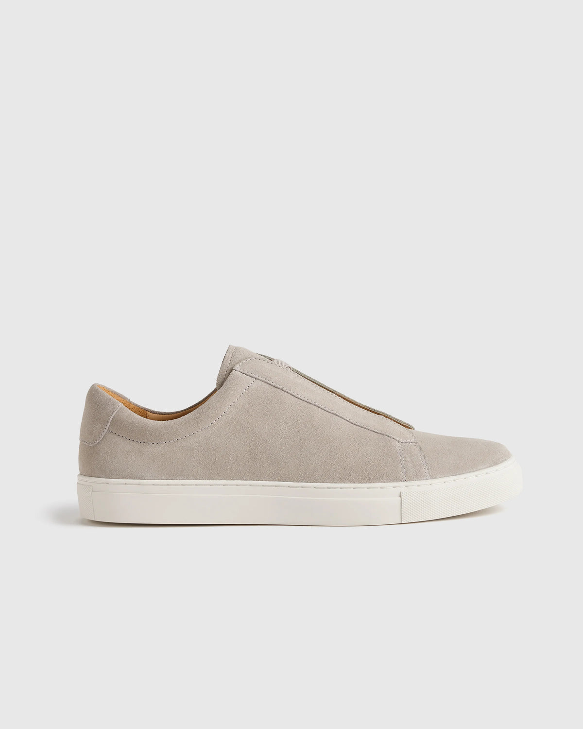 Italian Suede Tailored Sneaker - 7 / Fog Main image