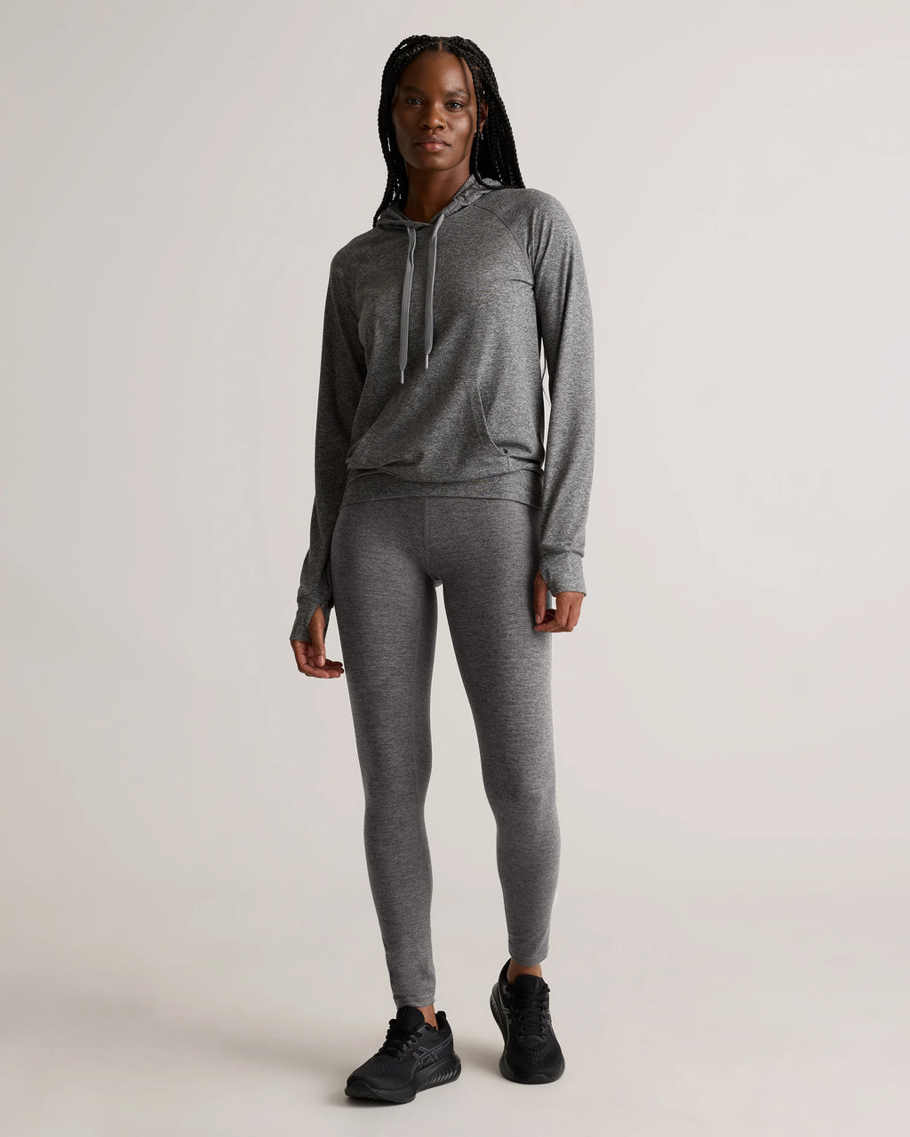 Ultra-Soft High-Rise Legging - XS / Heather Oatmeal