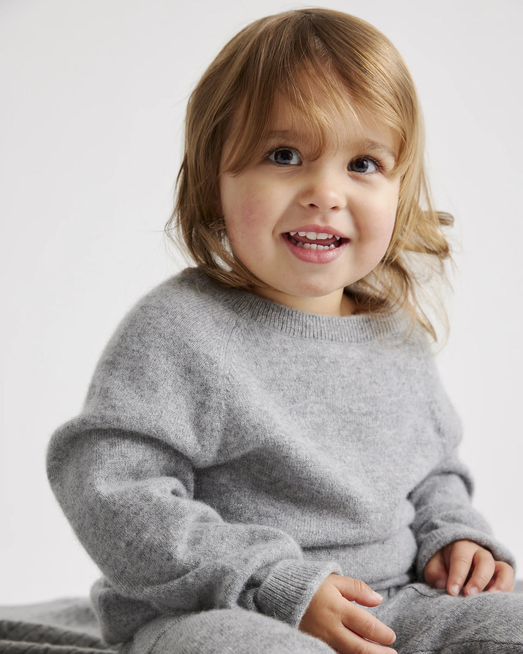 Washable Cashmere Crewneck Sweater - 0-3M / Varsity Red