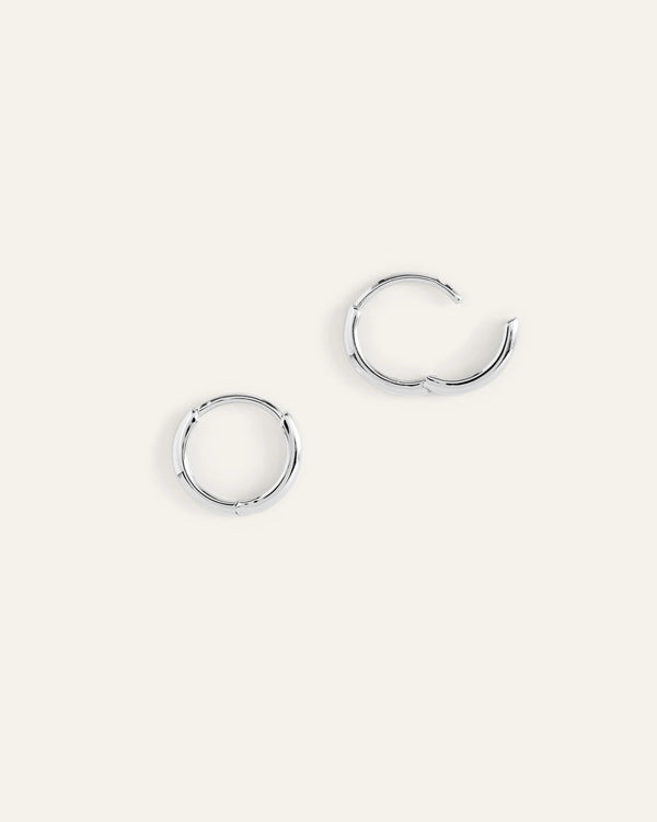 14K Gold Bold Hoops - One Size / Yellow Gold