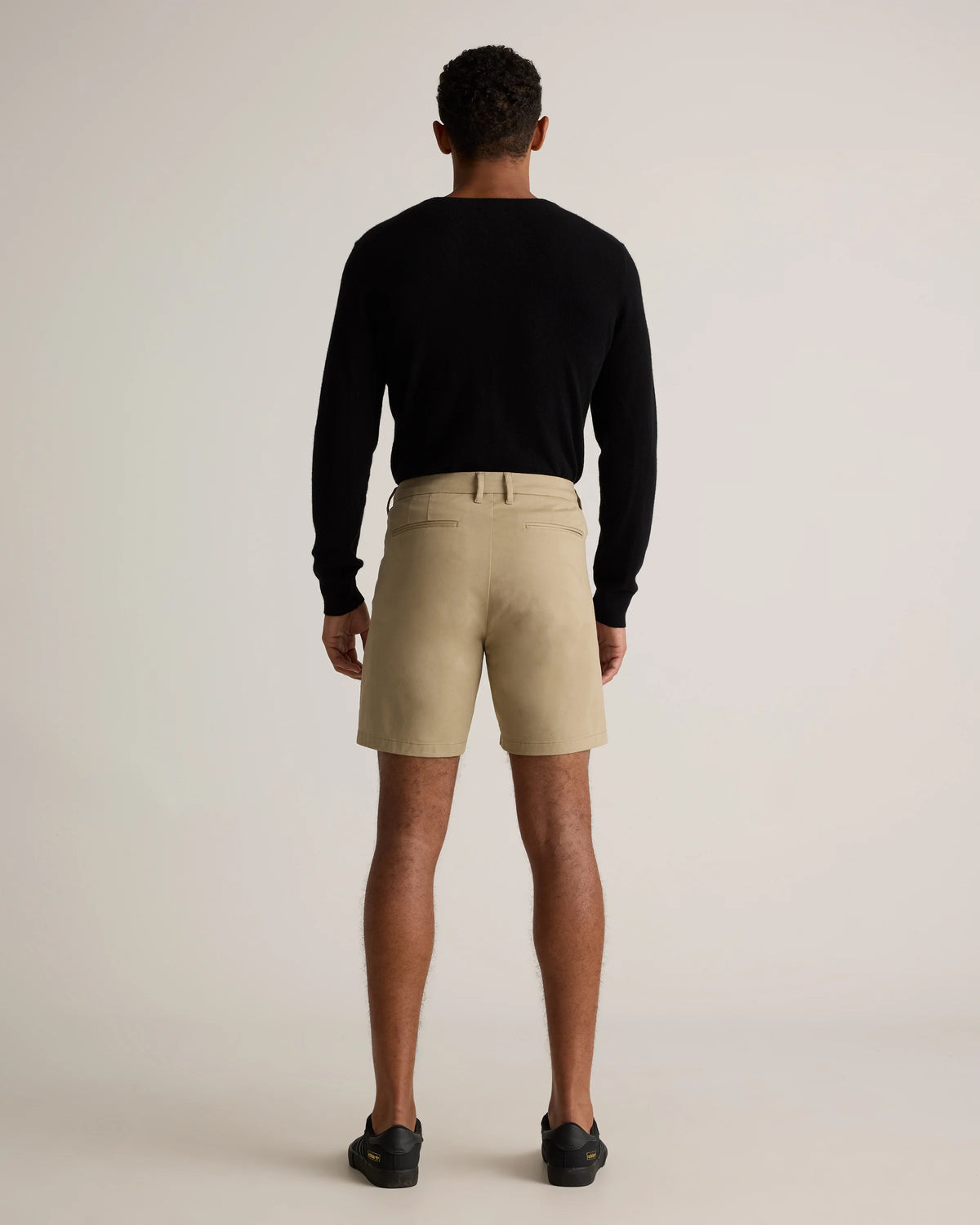 Organic Cotton Classic Stretch Chino Shorts - 7" - 30 / Stone