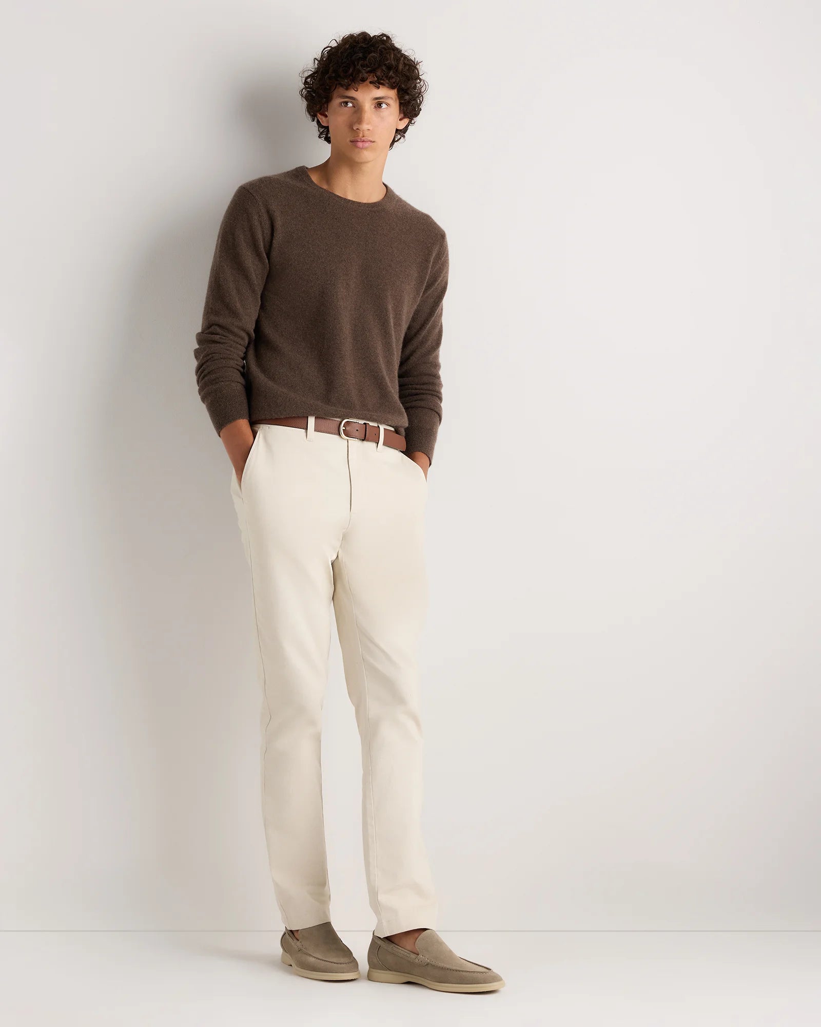 Soft Suede Mariner Loafer - 7 / Smoke Secondary image