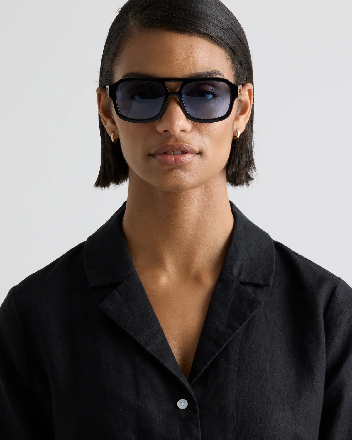 Berlin Polarized Acetate Sunglasses - Standard / Ginger Tortoise with Brown Gradient lens